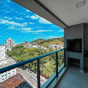 Ap Excelente 10 Andar Brava Vista Mar Ao Horizonte Apartamento